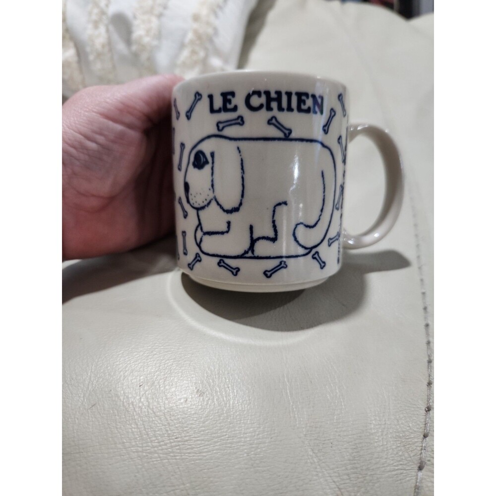 VTG 1978 Taylor & Ng Le Chien Tigre Blue Dog Mug - Picture 6 of 7